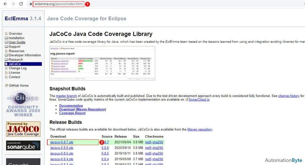 JaCoCo official website